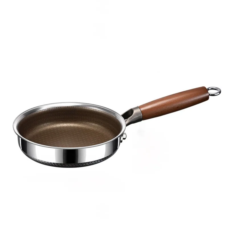 

Kitchenware Titanium Pan Honeycomb Non-stick Cooking Pot Stainless Steel Frying Pans for Gas Stove Induction Pot