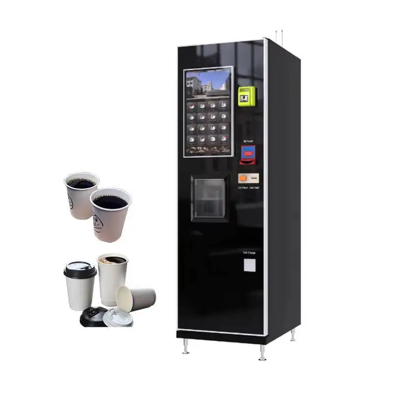 

OEM/ODM Fully Automatic Bean To Cup Coffee Vending Hine With Touch Screen For Airport