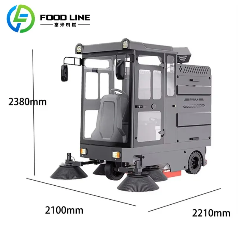 Self Propelled Industrial Cleaning Robot Automatic Sweeper and Scrubber for Large Warehouses and Factories