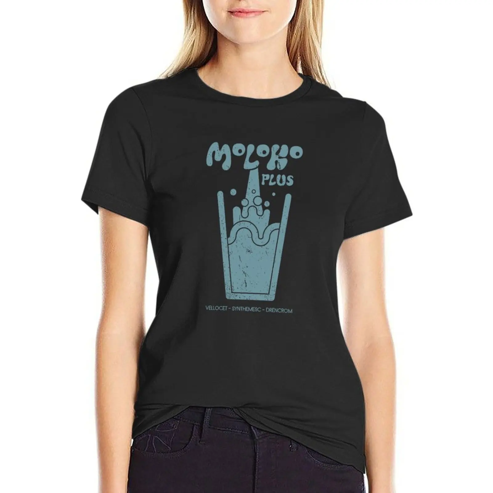 

Moloko Plus T-Shirt heavyweights quick-drying plain plus sizes ariat shirts for Women