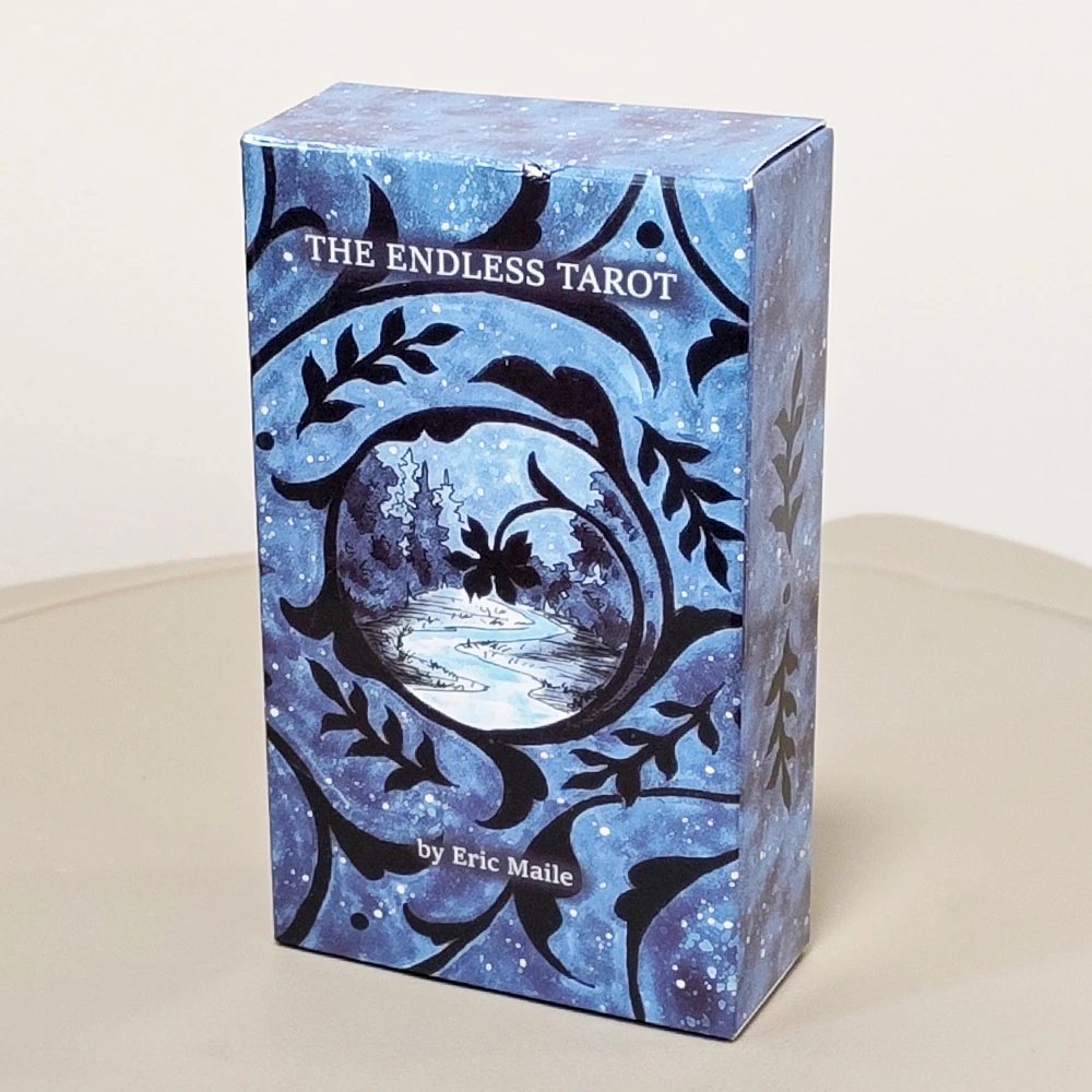 

Несконечная колода Таро, 80 панорамных карточек с ручным рисунком, 10,3 х 6 см, бесшовное пейзажное фэнтезийное Таро