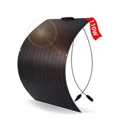 Solar Panel 330W 440W 220w 110W Flexible Panel Solar ETFE Film Coating Monocrystalline Solar Cell 1000w 12V Battery Charger