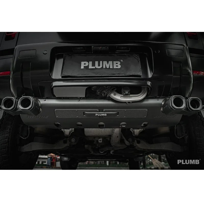 Plumb 2020+ Carbon fiber aluminum-magnesium alloy Exhaust Upgrade Kit for Land Rover Defender L663 130 110 90