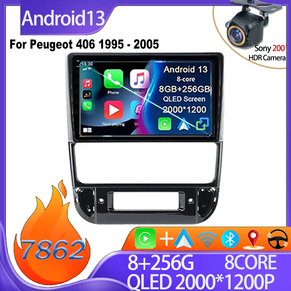 

For Peugeot 406 1995 - 2005 Android Radio GPS Navigation Mirror Link Bluetooth Intelligent System Rear Camera Stereo Head Unit