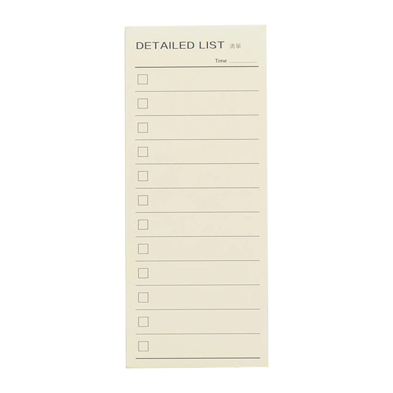 Mini Notes Papers Notepad Daily To-do-list Small Monthly Planner Schedules Mini Check-list for Student School 30 Sheets