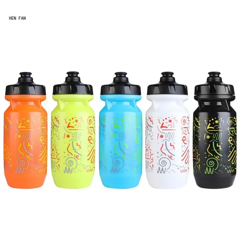 Outdoor Squeeze Bites Lid Water Bottle for Hiking Sports Water Bottle Leak Proof M89D