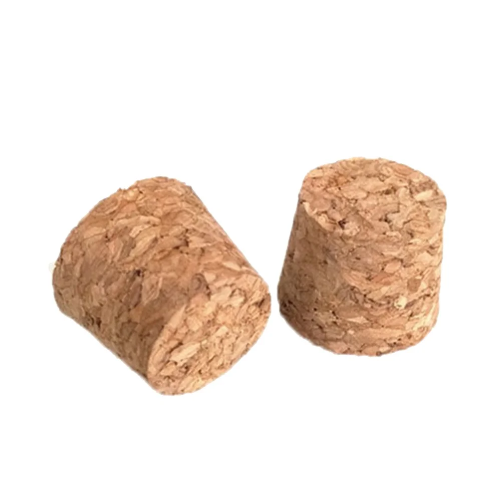 

50pcs Cork Stoppers Conical Wood Sealer Bamboo Tapered Corks Bottle Plugs Airtight Seal For Wedding Home Bar
