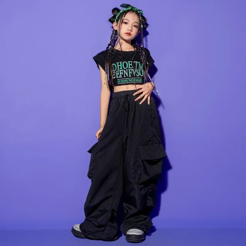 Rave Kleding Meisjes Danskleding Podium Kinderen Hip Hop Kleding Meisjes Jazz Street Dance Kostuum Kids Ballroom Dancewear Podium