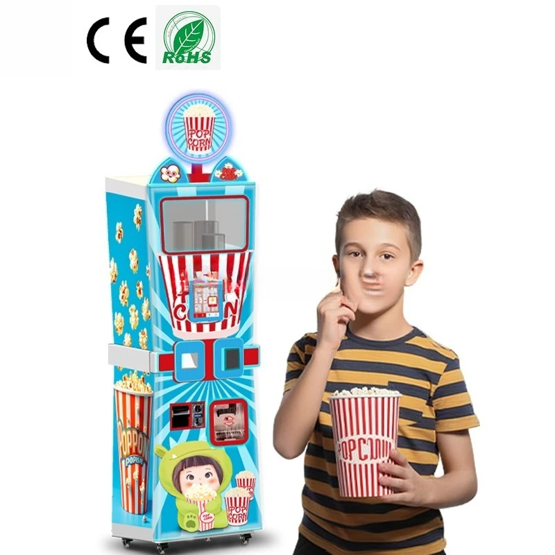 Factory low price wholesale classic popcorn vending machine, delicious popcorn making machine for sale