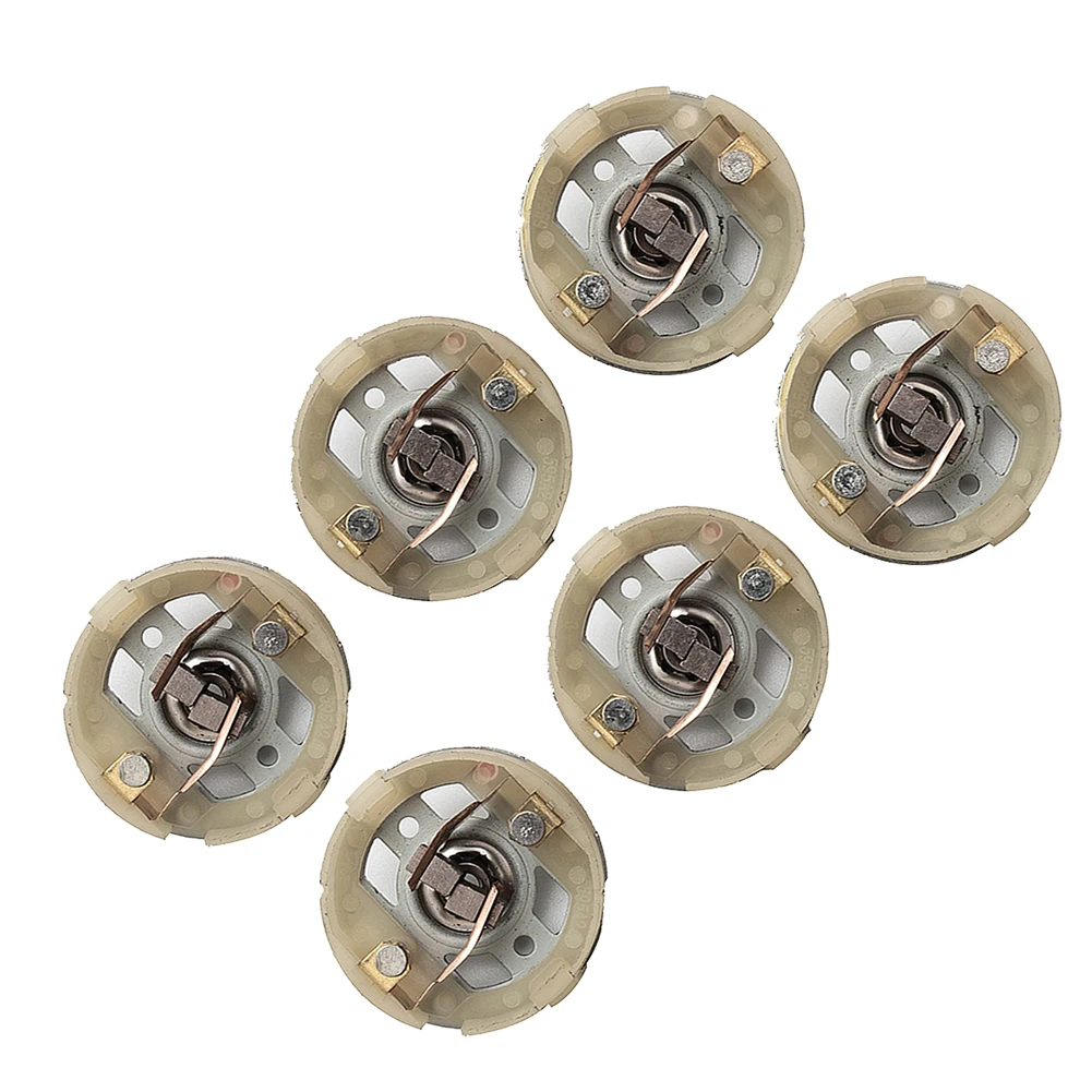 6pcs Electric Drill Motor Carbon Brushes Holder Tool Accessories For RS550 Alternator DC/AC Motor High Voltage Motor Power Tools