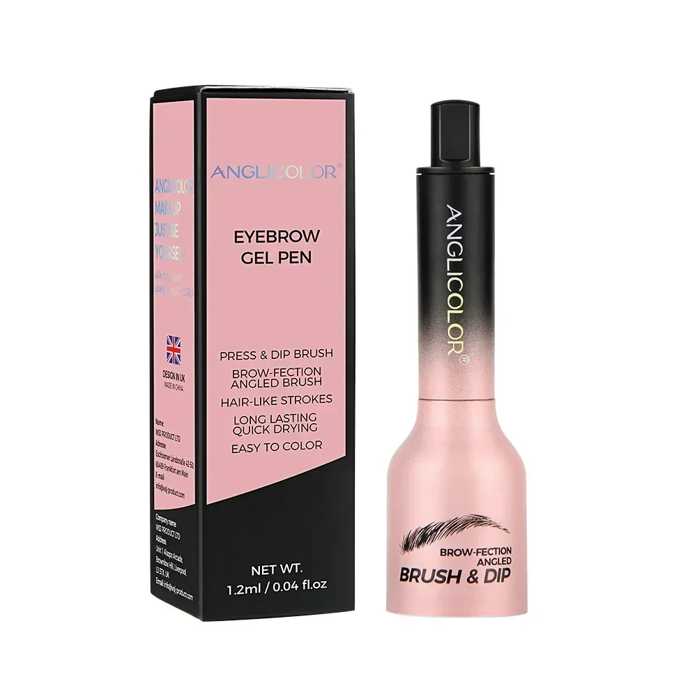 Bálsamo para cejas teñido para cejas salvajes, Gel para cejas de larga duración, resistente al agua, sin manchas, lápiz de cejas de presión Natural tridimensional