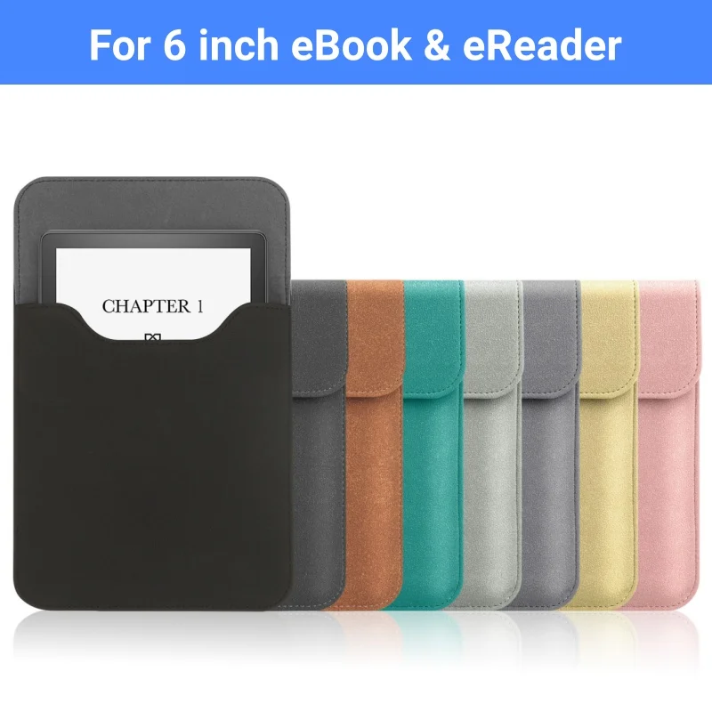 Тонкий чехол для электронной книги Onyx Boox Go 6 дюймов, магнитный защитный чехол для Boox Poke 6 5, 6s, 5s (доступно 8 цветов)