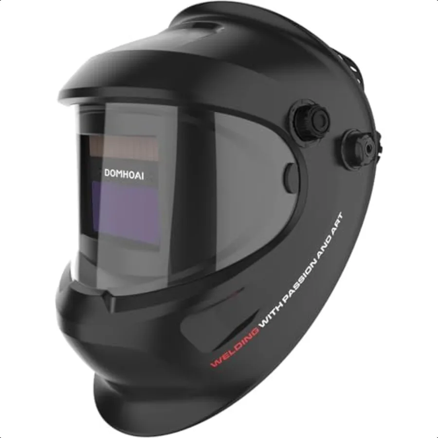 

Welding Helmet Auto Darkening True Color 1 1 1 2 Optical Clarity Solar Powered Welding Hood Wide Shade 4 913 for TIG MMA MIG AR