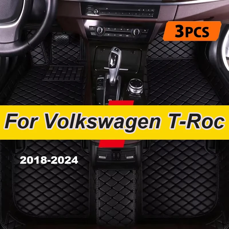 

Car Floor Mats For VW Volkswagen T-Roc A11 AC7 2018 2019 2020 2021 2022 2023 2024 Car Accessories