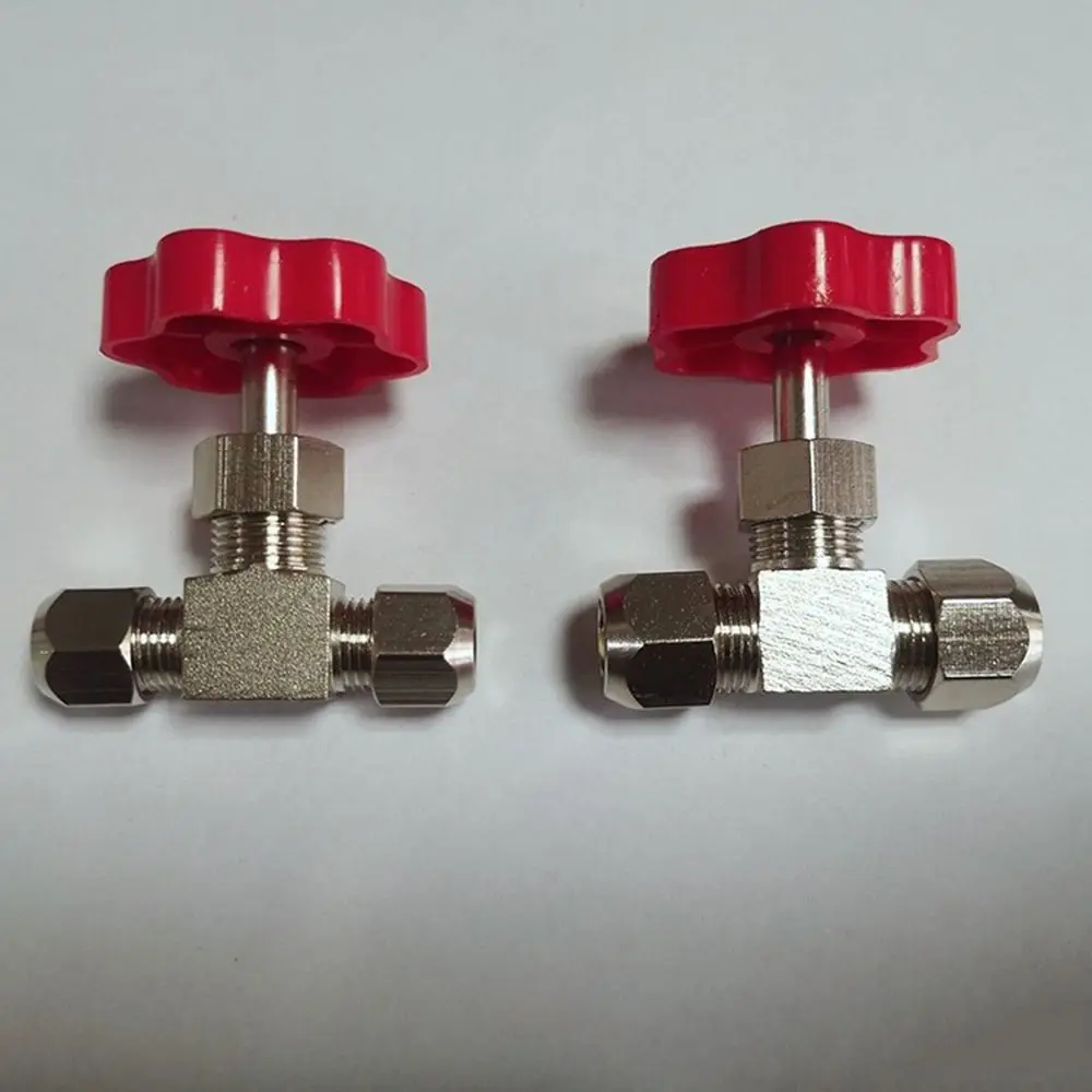 

6 мм, 8 мм, 10 мм, 12 мм, диаметр отверстия, шаровой шаровой клапан, игольчатый тип, латунный никелированный пневматический клапан регулирования потока