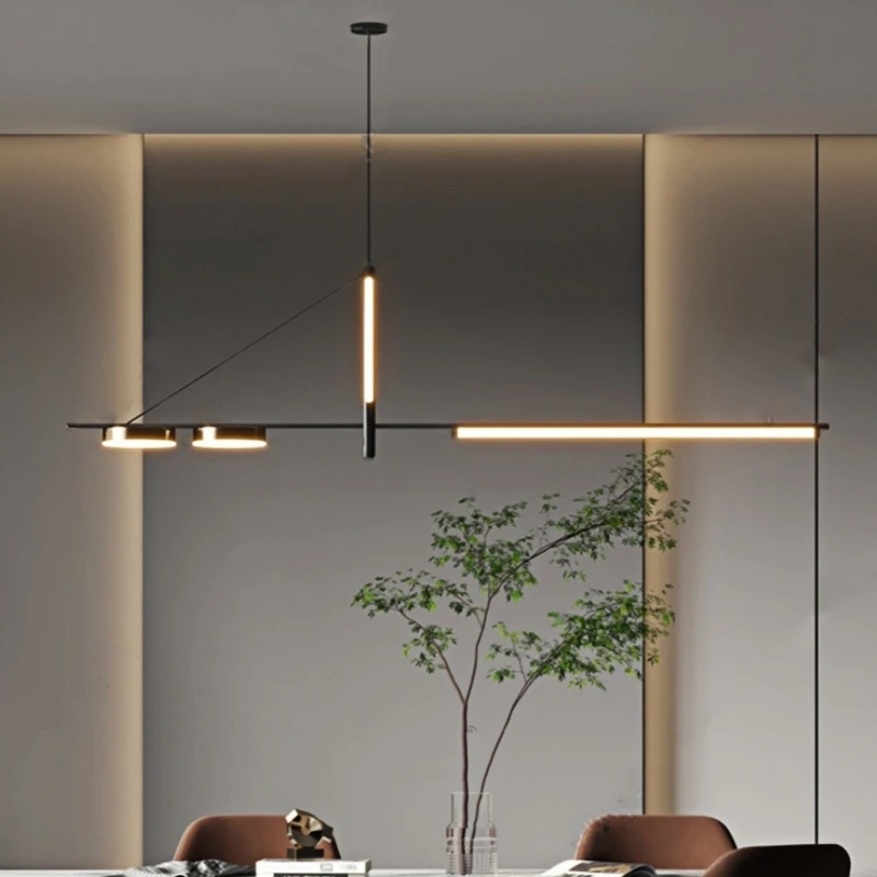 Modern Simple LED Pendant Lights  Living Dining Room Kitchen Food Tables Chandelier Lamp Home Interior Decor Lusters Luminaires