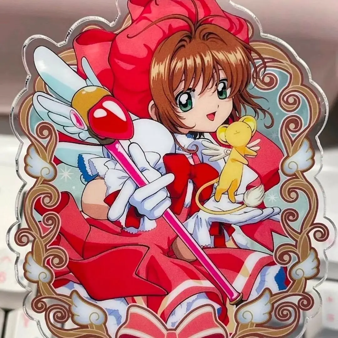 New KINOMOTO SAKURA Acrylic Stand Figure Card Captor Sakura Anime Peripheral 25th Anniversary Delicacy Souvenir Ornaments Gift