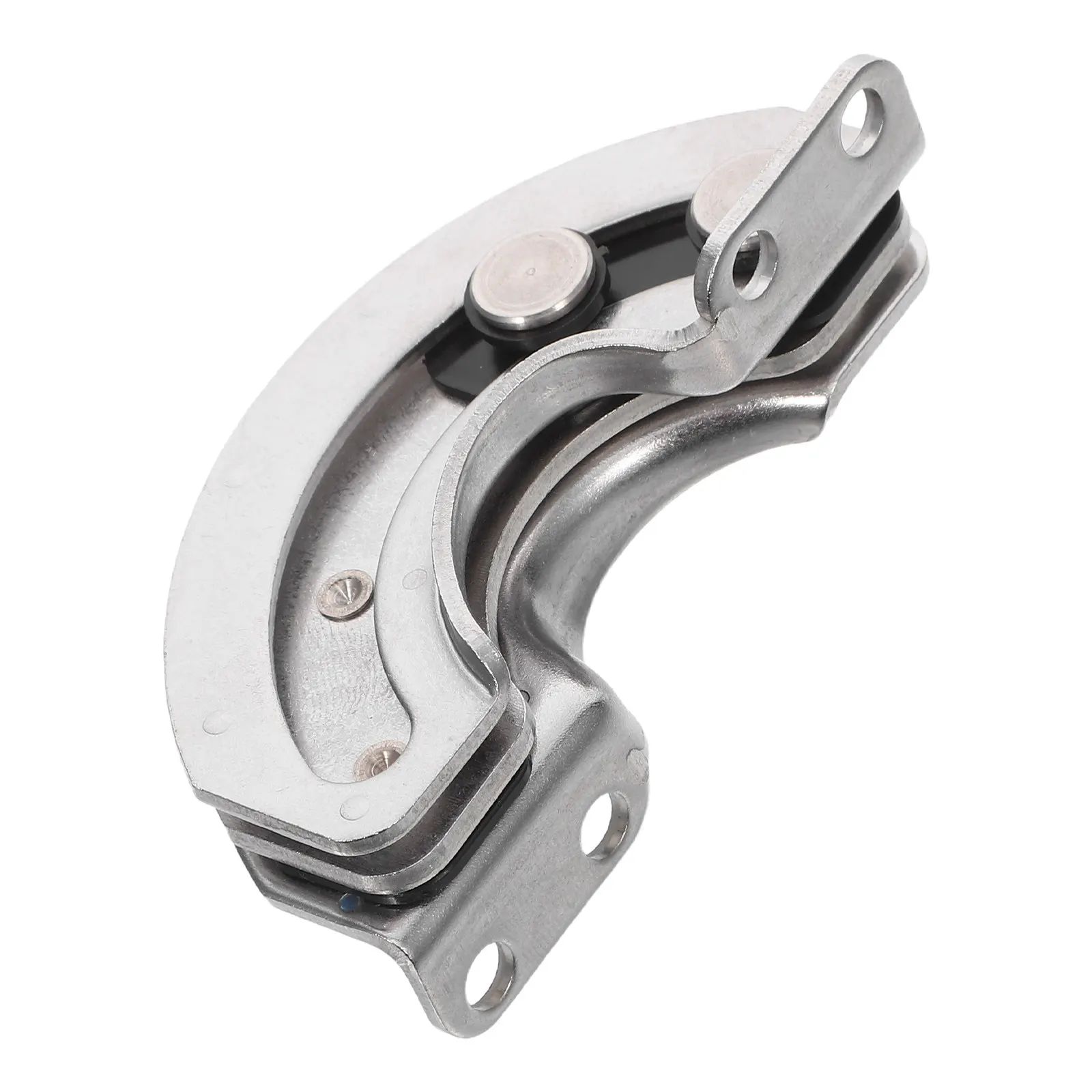 Smooth Gliding 180 Degree Hinge for Curved Glass Doors Stainless Steel Slide Hinge Ideal for High Traffic Areas Like Hospitals