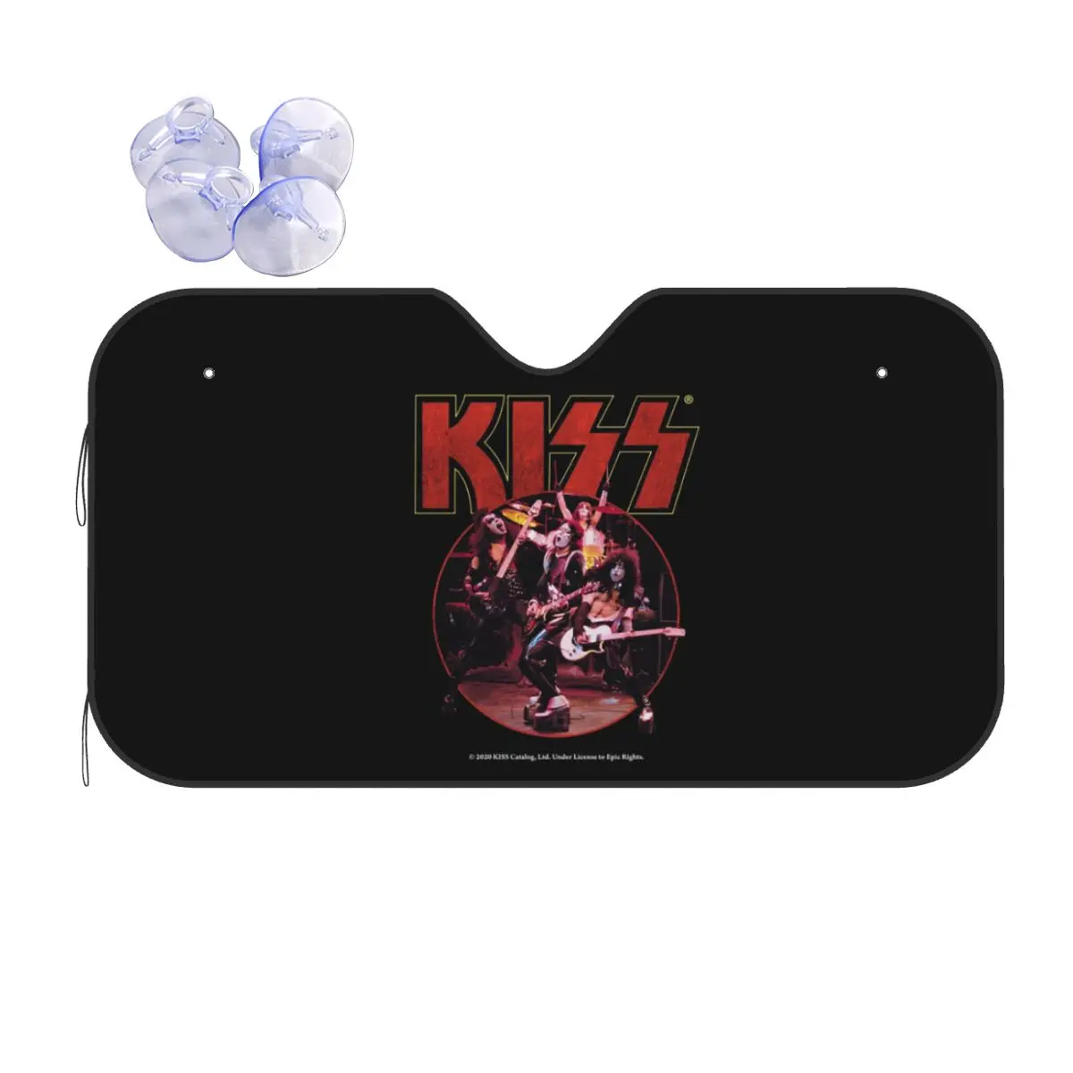 

Солнцезащитный козырек Kiss Band, лобовое стекло автомобиля, переднее лобовое стекло, солнцезащитный козырек, аксессуары, чехлы