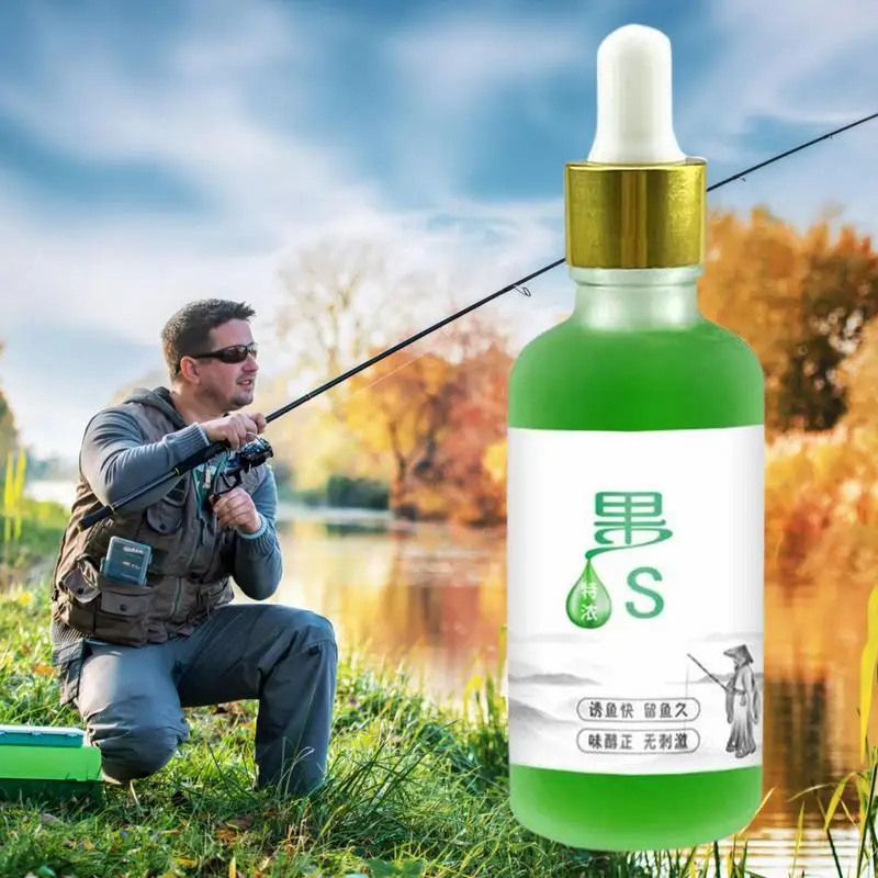 Fish Attractant Freshwater 50ml Natural Bait Scent & Fish Bait Additive Fish Bait Additive Fishing Liquid Potent Fishing