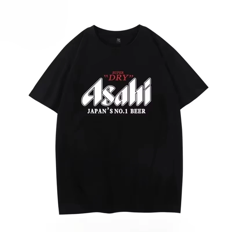 Sommermode 2026 Neues Asahi Bier Herren T-Shirt mit Aufdruck Asahi Bier Kurzarm Japan Luxus Sommer Herren Freizeit Sport Top – Detail 4