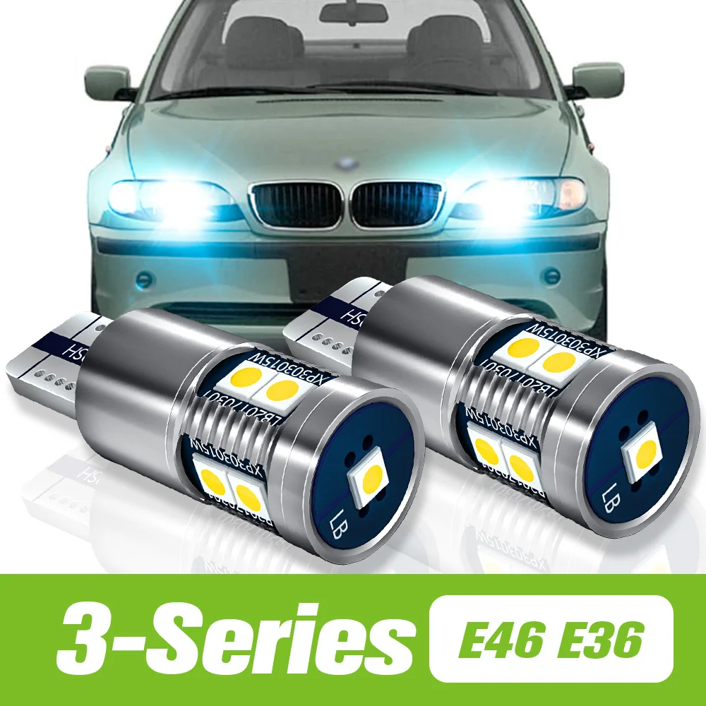 

2pcs For BMW 3 Series E46 E36 LED Parking Light Clearance Lamp 1998 1999 2000 2001 2002 2003 2004 2005 2006 2007 Accessories