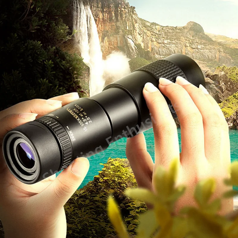 10-30-40 High Quality Telescope Zoom Binoculars New Product Single Tube Telescope Professional Outdoor Portable Binoculars