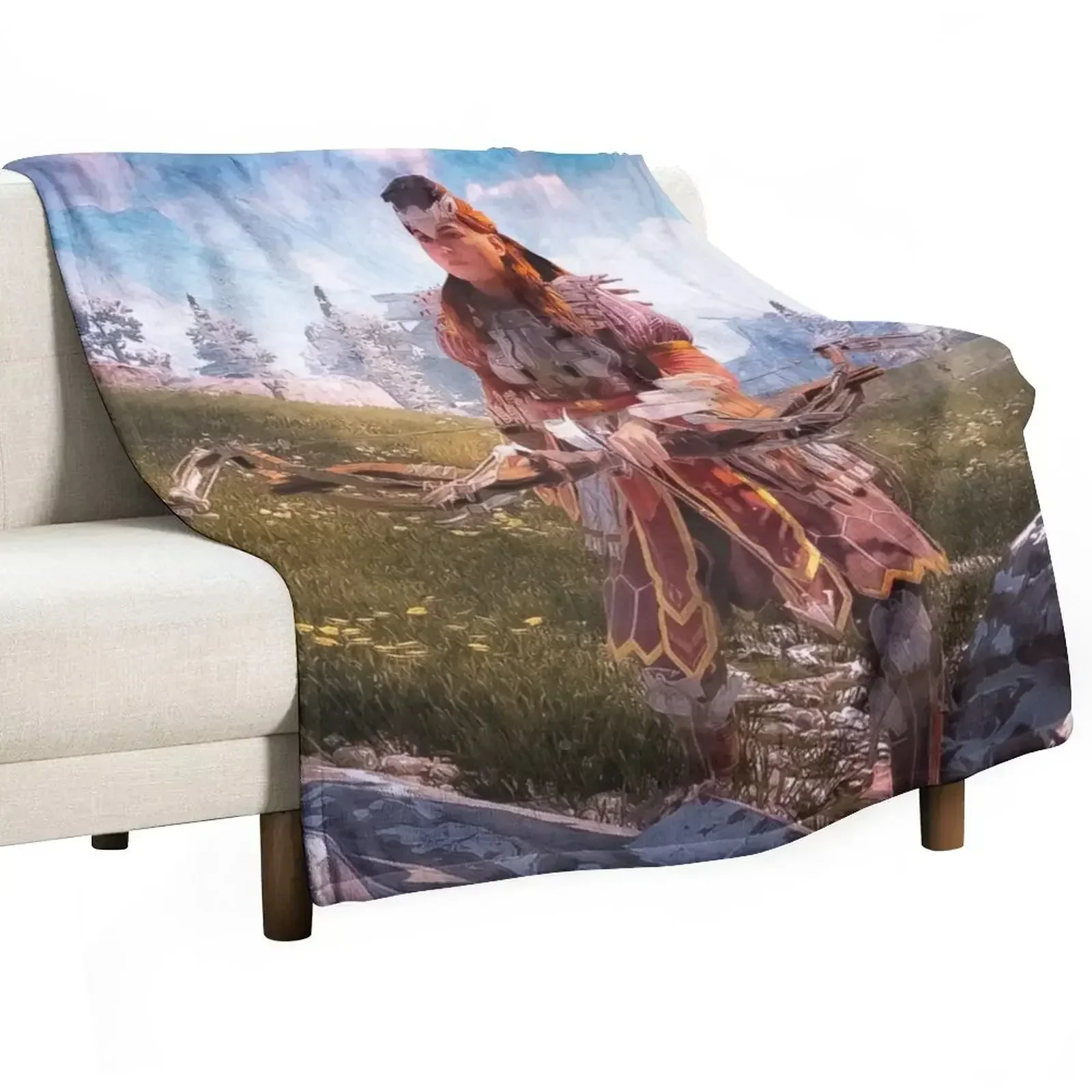 Horizon Zero Dawn Throw Blanket Stylish Warm Blanket for Living Room Bedroom