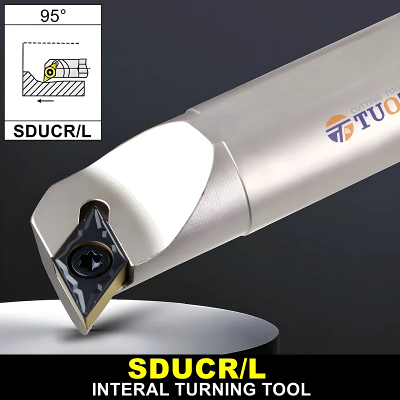 

TUOZ SDUCR SDUCL95° Lathe Tools S10K S12M S16Q S20R S25S SDUCR07 SDUCL07 SDUCR11 SDUCL11 Internal Turning tools