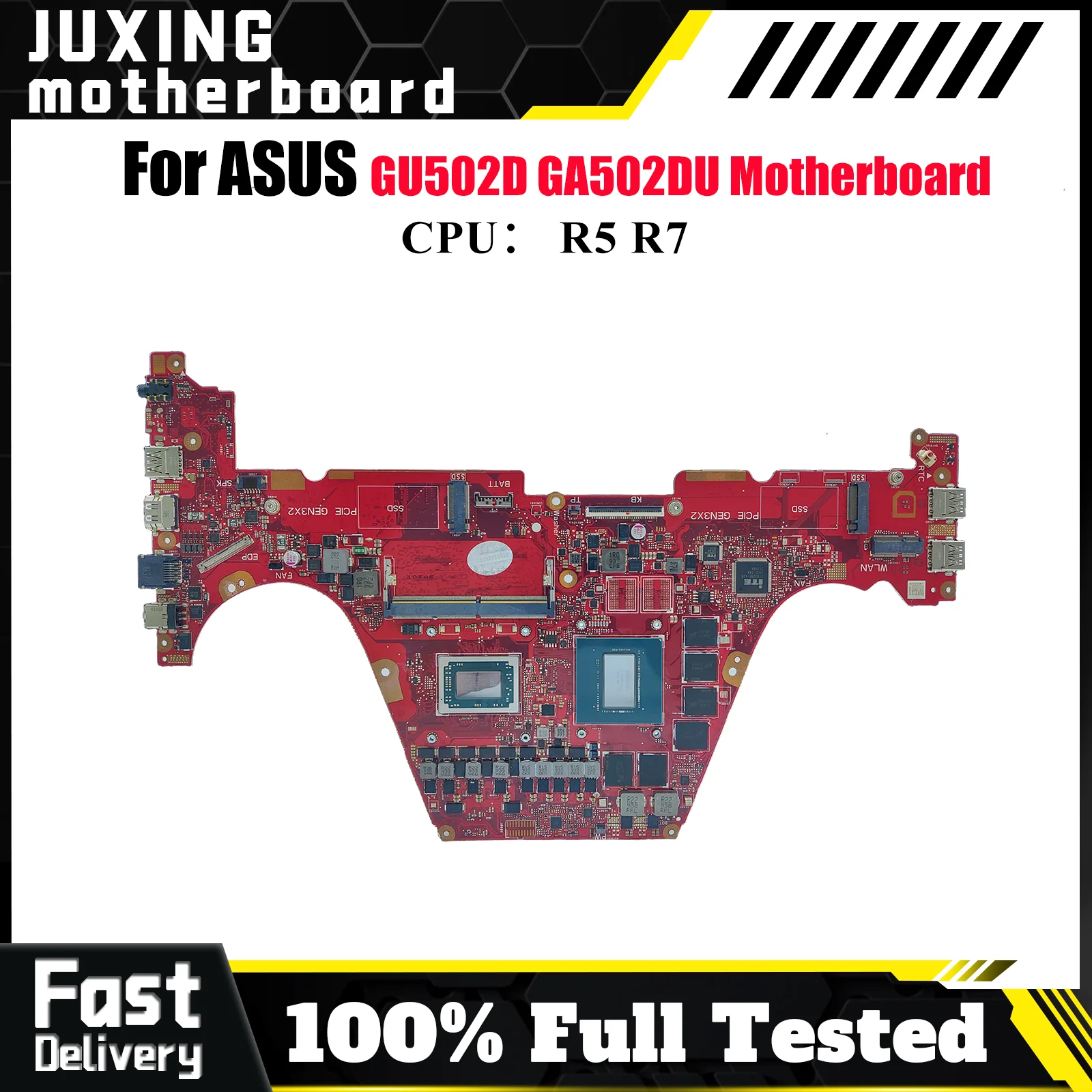 

GA502DU Материнская плата для ноутбука ASUS ROG Zephyrus G15 GA502D GU502D GA502DU Материнская плата для ноутбука с процессором R5 R7 100% tests OK stk