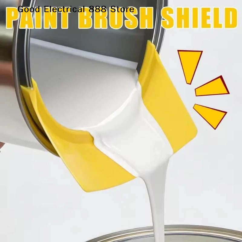 【G】1Pcs Paint Pouring Spout Portable Reusable Plastic Multi Function All in One Pouring Accessory for Gallon Paint Cans