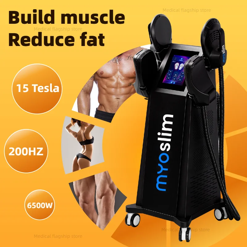 

myoslim Body Shaping Muscle Stimulator, Professional and ultra-professional Hiemt body Shaping Machine RF