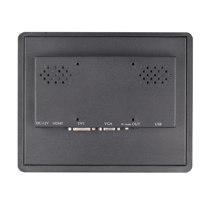 Zhixianda 9.7 10 Inch Industrial Panel Mount 1024x768 IPS Resistive Capacitive Touch Screen Monitor With VGA HDMI Interface