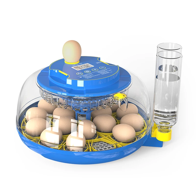 

automatic temperature and humidity control 18 egg incubator breeding equipment with egg candlesticks for hatching pet eggs
