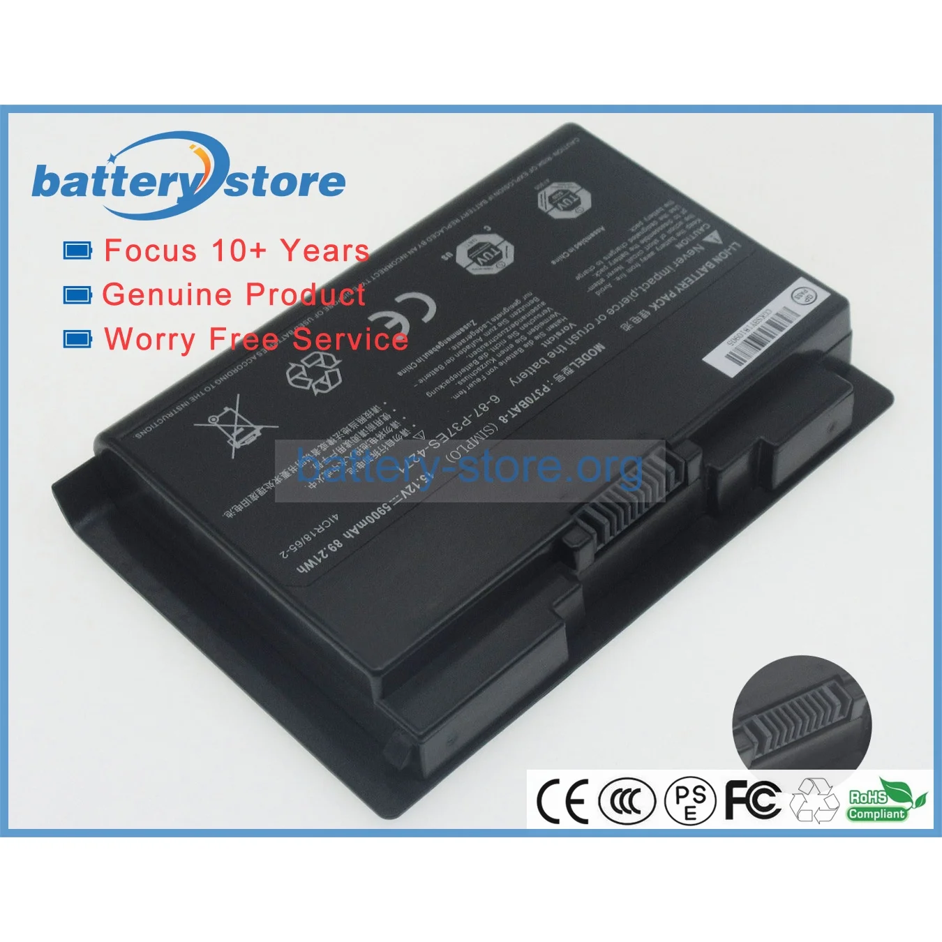 

Genuine Original Laptop Batteries for 4ICR18/65,6-87-P37ES-427,P751ZM,XMG P724,NP9370,P370SM-A,XMG P723 Pro,XMG P722 Pro