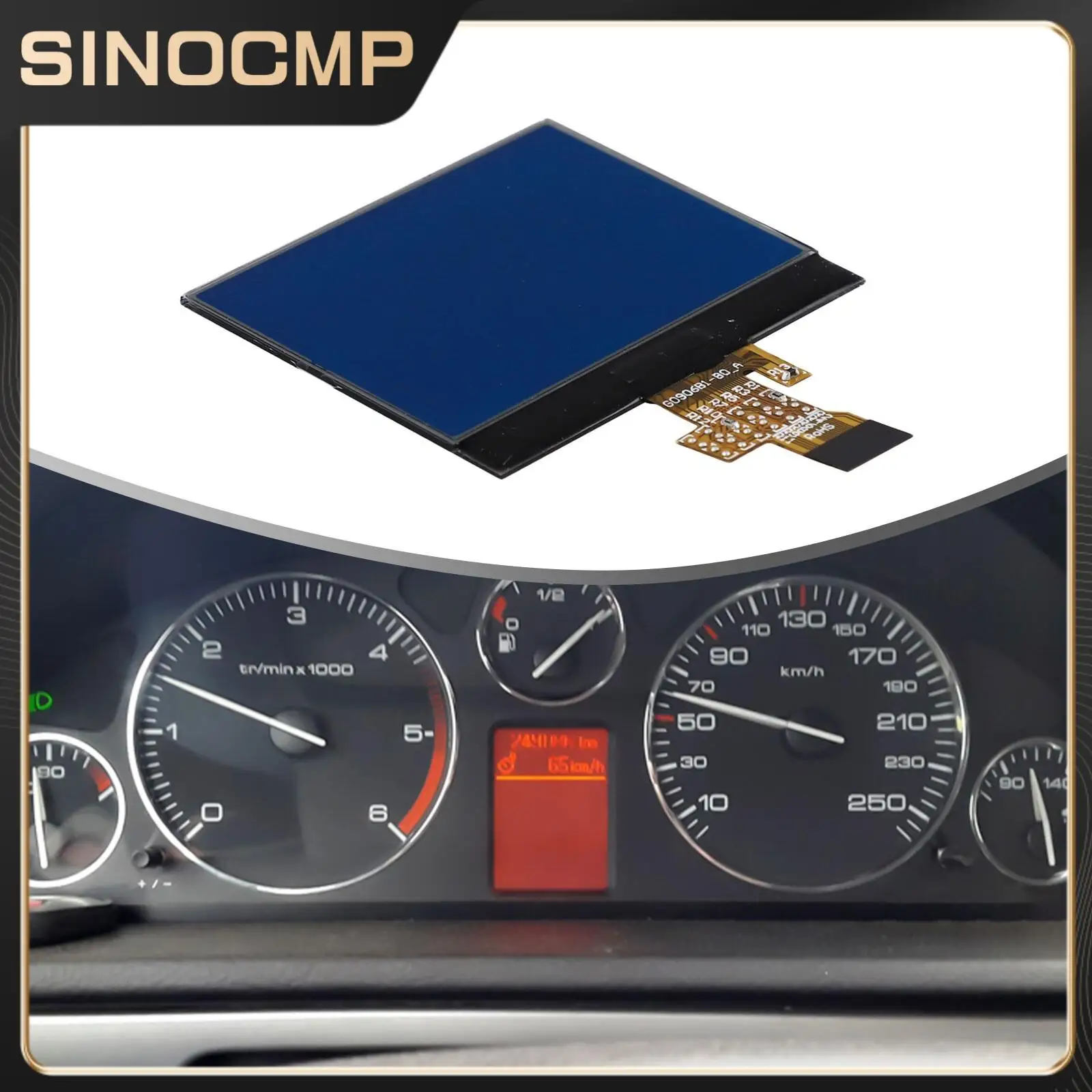 

ЖК-дисплей приборной панели A2C53119649 9658138580, подходит для Peugeot 407 407 SW 407, внутренние детали, наборы манометров, новинка