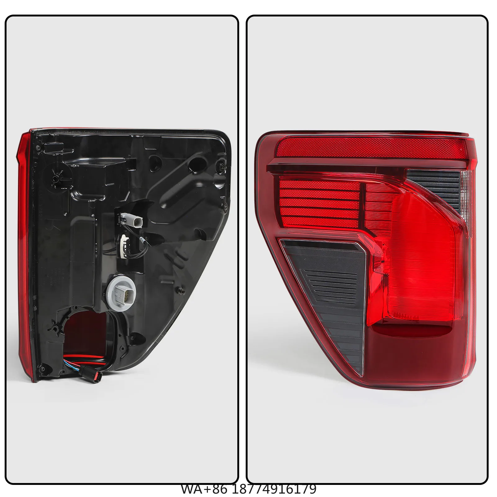 

JOLUNG Halogen Tail Lights for F-150 2024 2025 XL STX XLT with Blind Spot Detection Rear Lamp Assembly Replacement