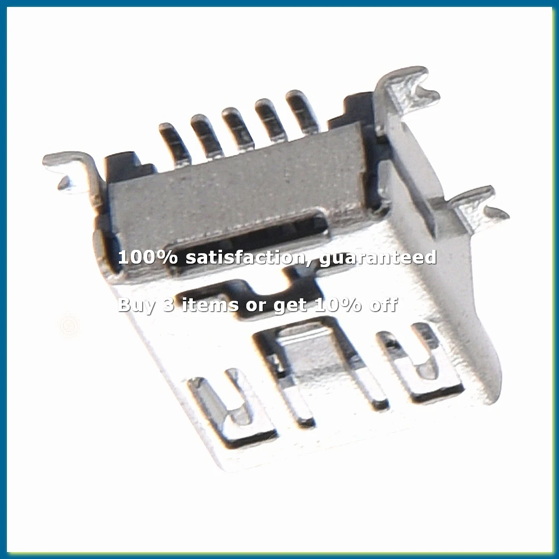 5 Pcs Mini USB Type B Female Port 5-Pin 180 Degree SMD SMT PCB Jack Socket-DTB3