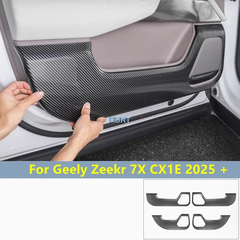 

Автомобильный Стайлинг, антипластина для ворот, накладка для Geely Zeekr 7X CX1E 2025 + защитная декоративная наклейка, аксессуары для интерьера