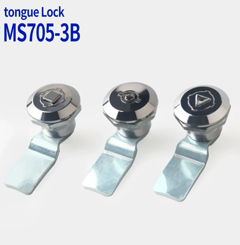 MS705-3B electrical cabinet box tongue lock garbage bin cylindrical lock triangular lock core waterproof cover cylindrical lock