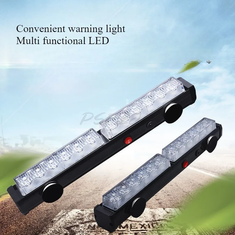 LED Highway Construction Safety Warning Emergency Rescue Operation Strong Magnetic Ceiling Warning Light
