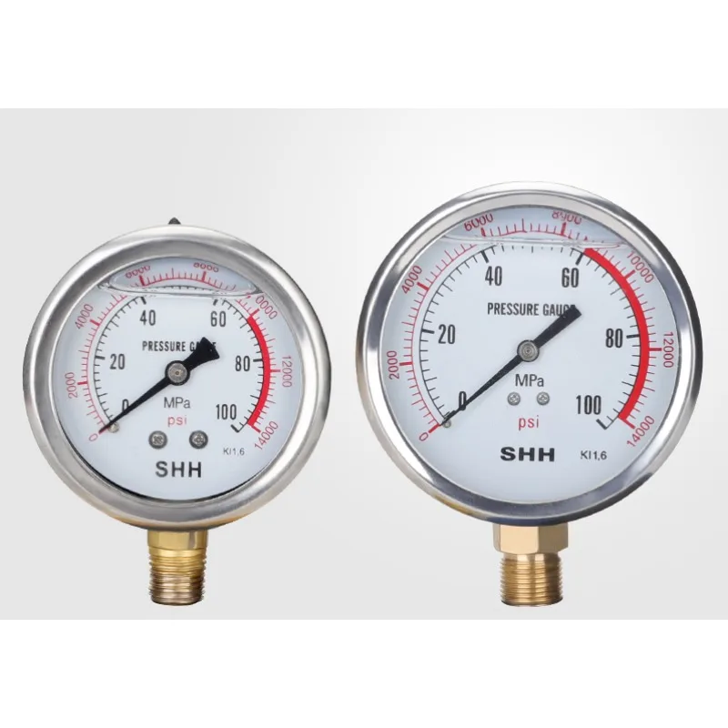 

Hydraulic tool high-pressure shockproof pressure gauge 0-100mpa 1000kg shockproof pressure gauge