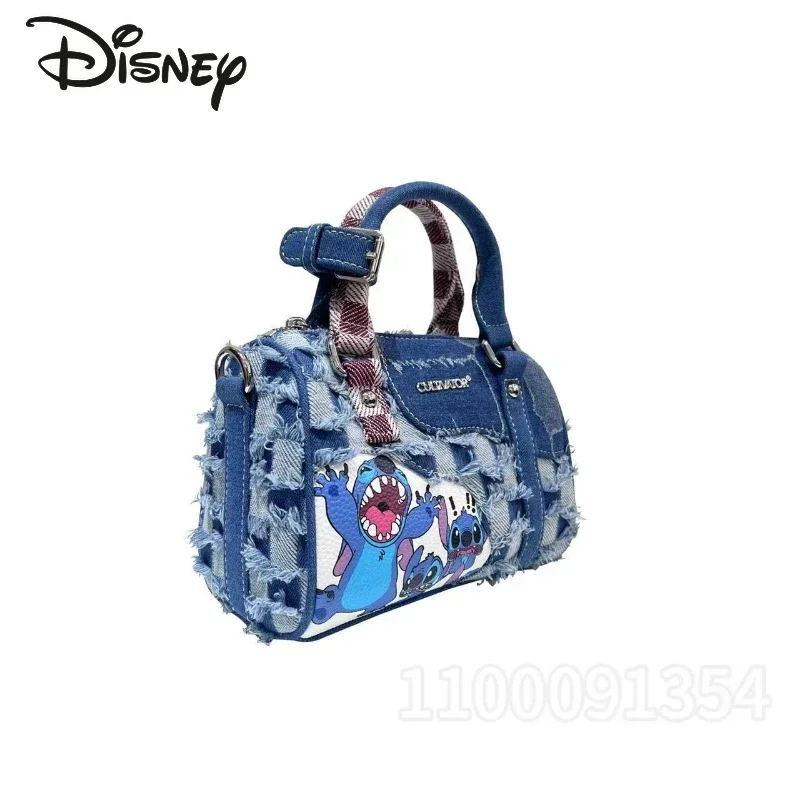 Disney Stitch New Girls' Handbag Cartoon Cute Girls' One Shoulder Crossbody Bag Luxury Brand Fashion Women's Bag High Quality