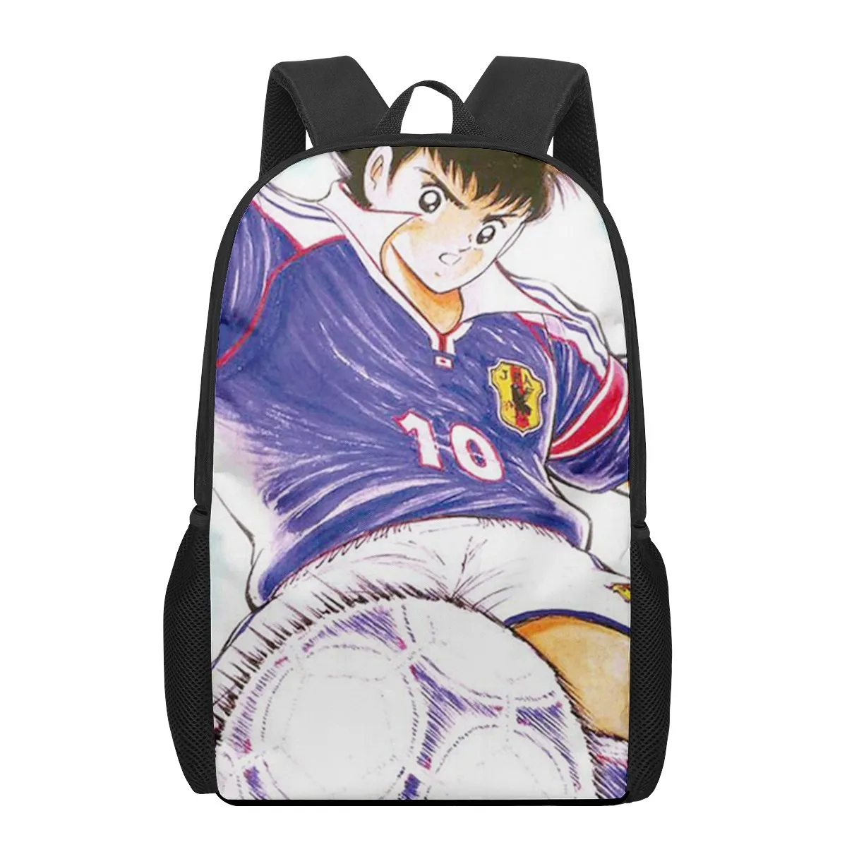 Mochilas escolares de anime Capitán Tsubasa para niños y niñas, mochilas escolares con estampado 3D, mochila para niños, mochila para guardería,