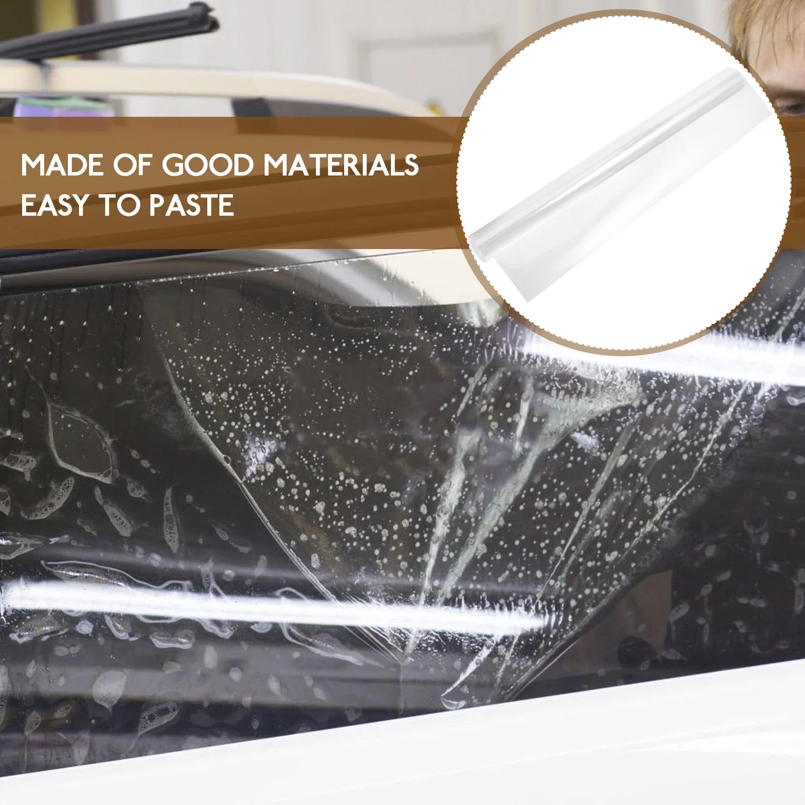 4Mil High-Strength Safety Window Film Clear Shatterproof Protection for Glass Security Glazing Explosion-Proof Film