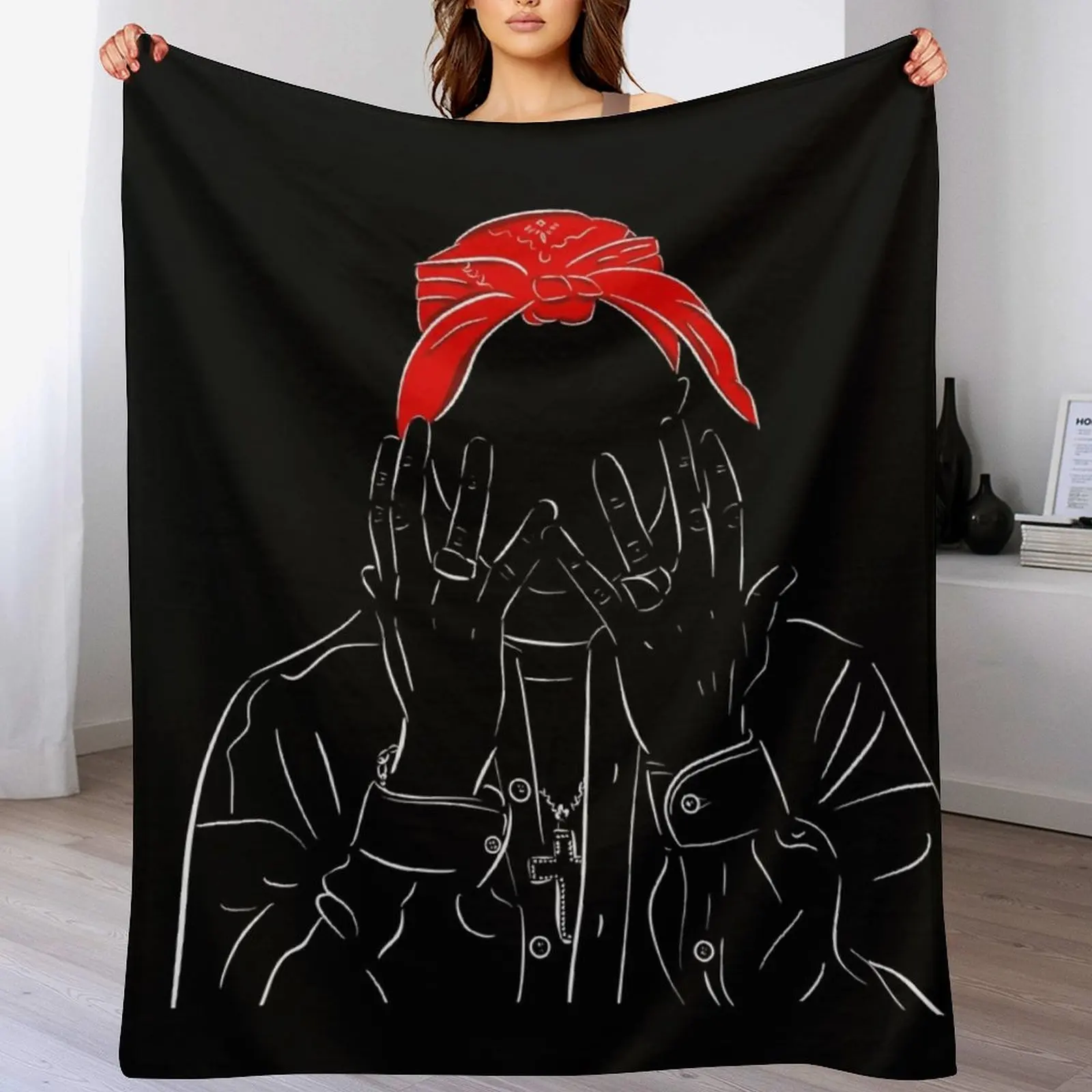 

2pac Throw Blanket Quilt Luxury Throw Sofa Throw Retros Blankets