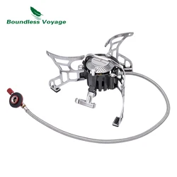 Sconfinato Voyage Ad Alta Potenza Fornello A Gas per Esterni Pieghevole Kit di Campeggio di Cottura Fornello Cibo Portatile Leggero di Camp Stufa di BV1007