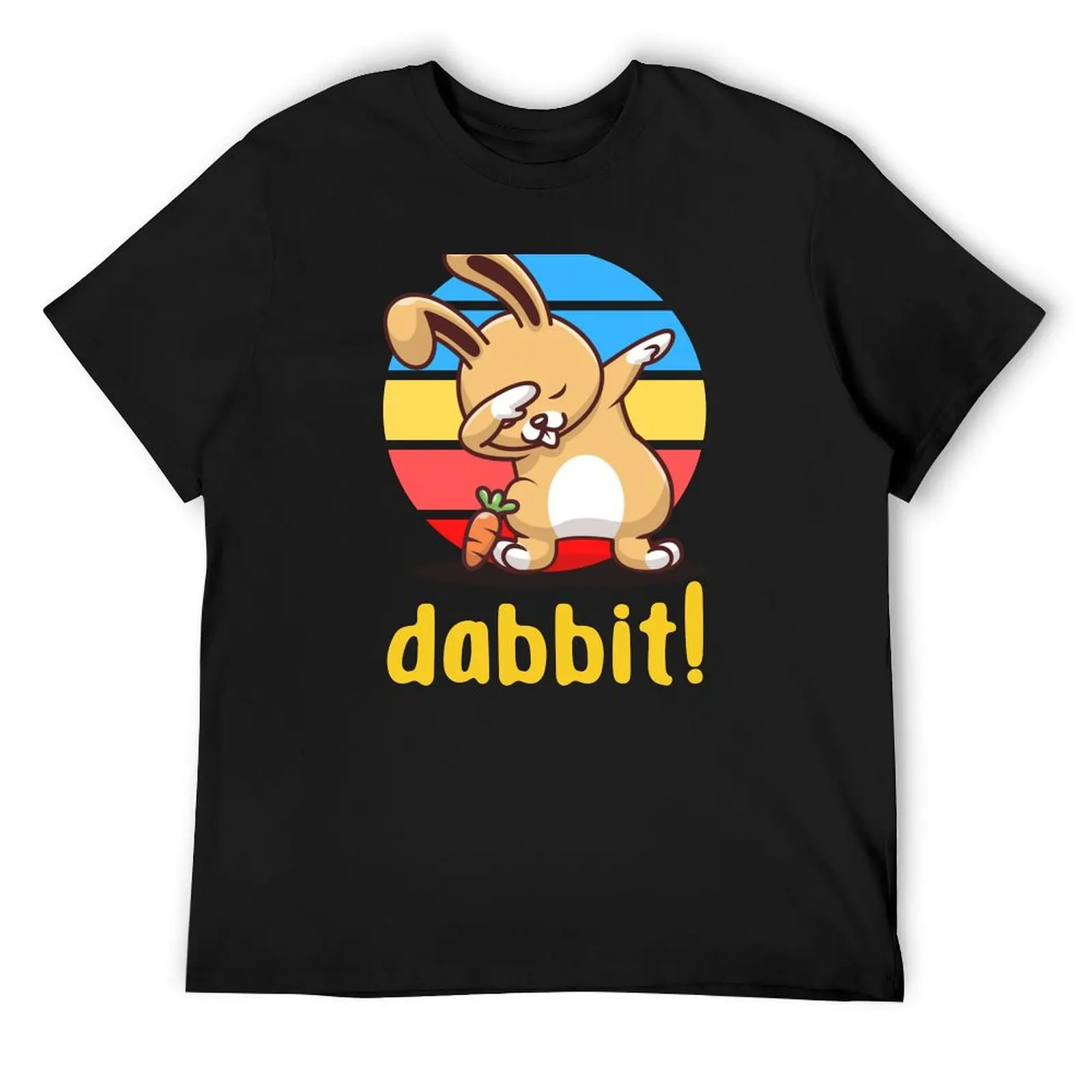 

DABBIT! DABBING EASTER RABBIT T-Shirt vintage clothes summer 2025 anime stuff mens t shirt