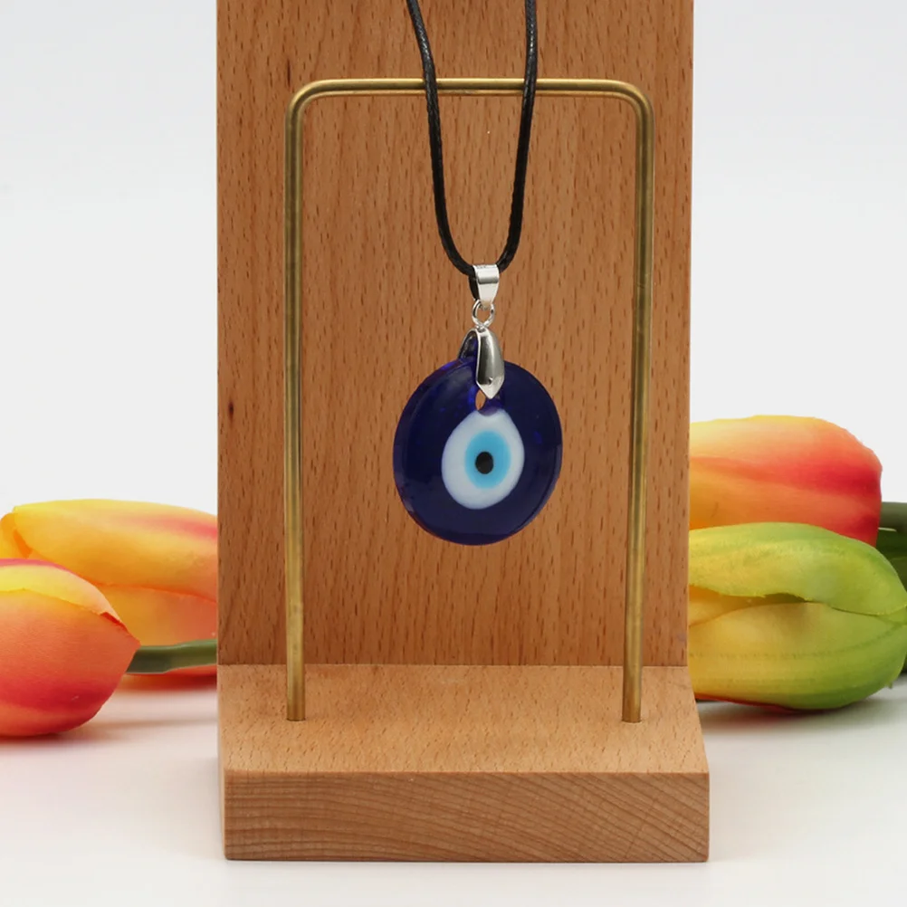 

3Pcs Evil Eye Pendant Necklace Premium Material Rust Resistant Trendy Unisex Jewelry Gift for Him Her Fashion Necklace