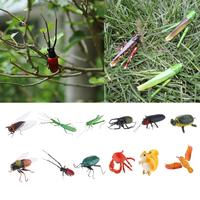 MagiDeal Artificial Lifelike Insects Model Cicada Figurines Home Garden Art Craft Decor DIY Tree Decor Kids Play Toy